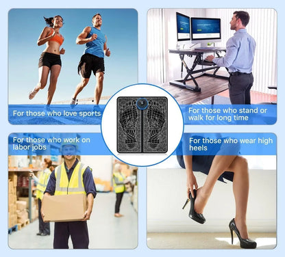 Slava™ Foot Massage Pain Reliever, Wireless Electric Ems Massage Machine