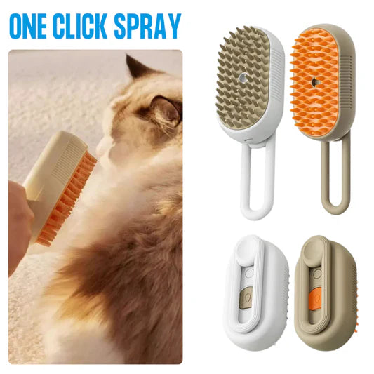 2-in-1 Pet Grooming: Massage + Fur Removal
